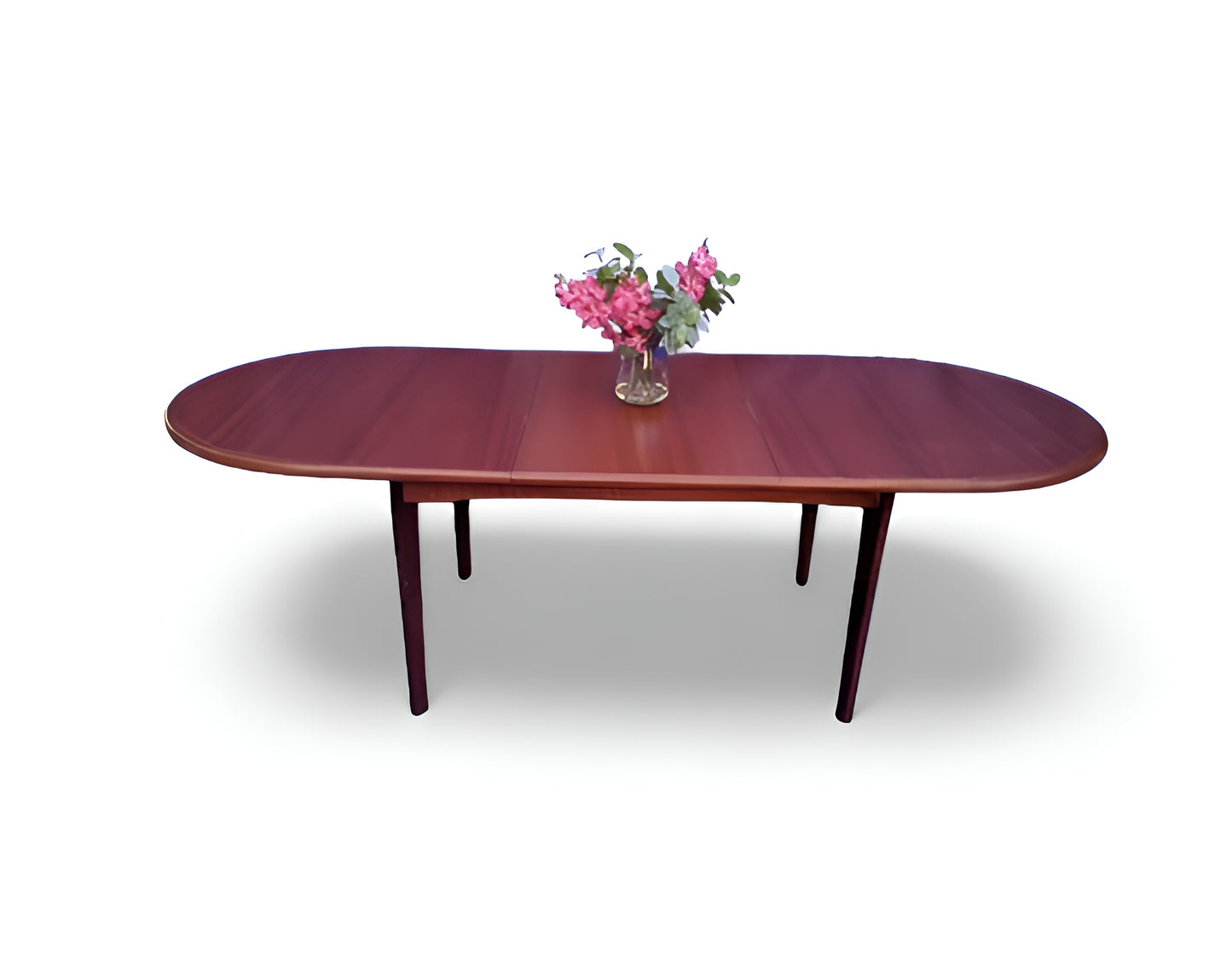 Extendable Oval Dining tableDesk – Mahogany