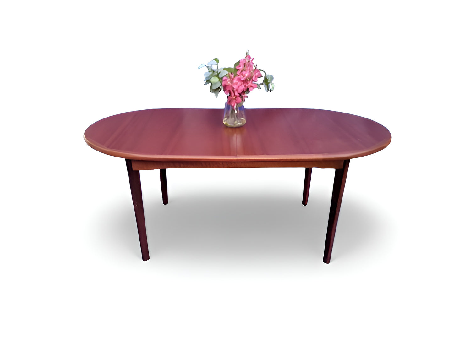 Extendable Oval Dining tableDesk – Mahogany